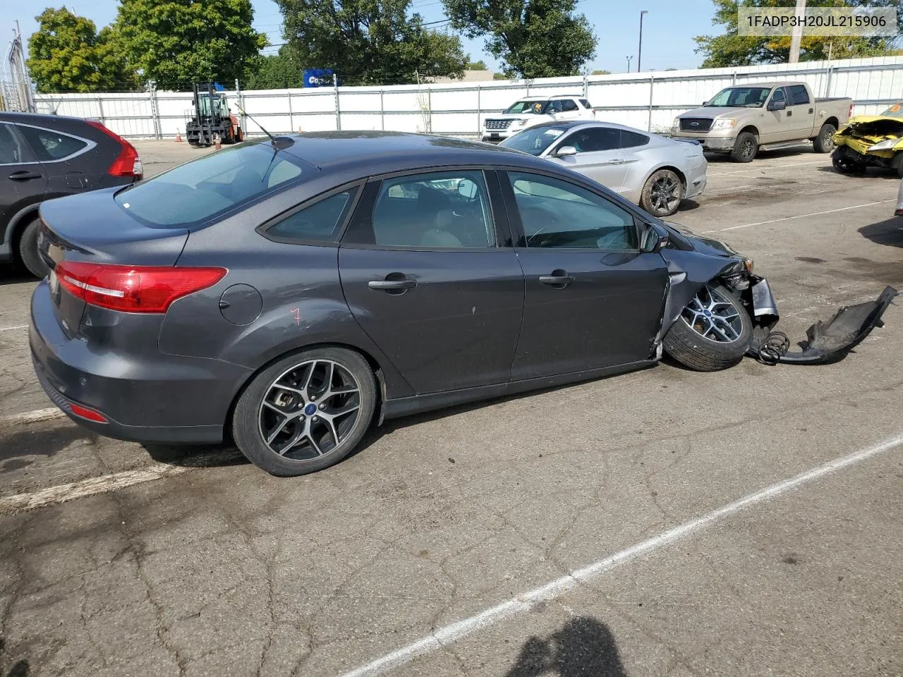 2018 Ford Focus Sel VIN: 1FADP3H20JL215906 Lot: 71159784