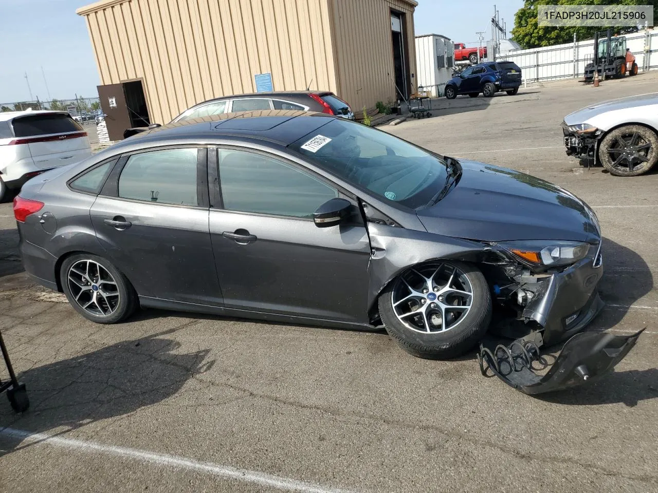 2018 Ford Focus Sel VIN: 1FADP3H20JL215906 Lot: 71159784