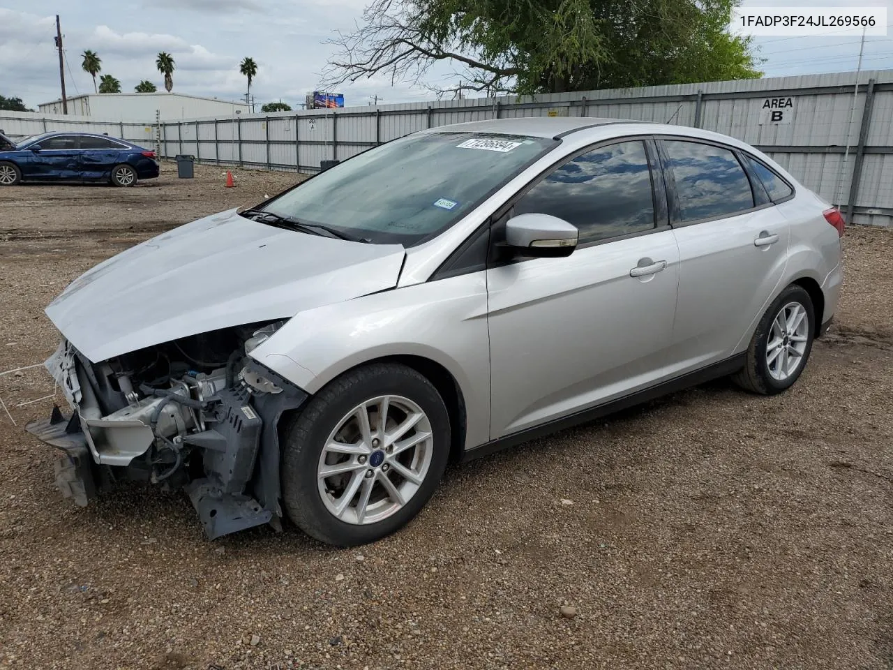 2018 Ford Focus Se VIN: 1FADP3F24JL269566 Lot: 71296894