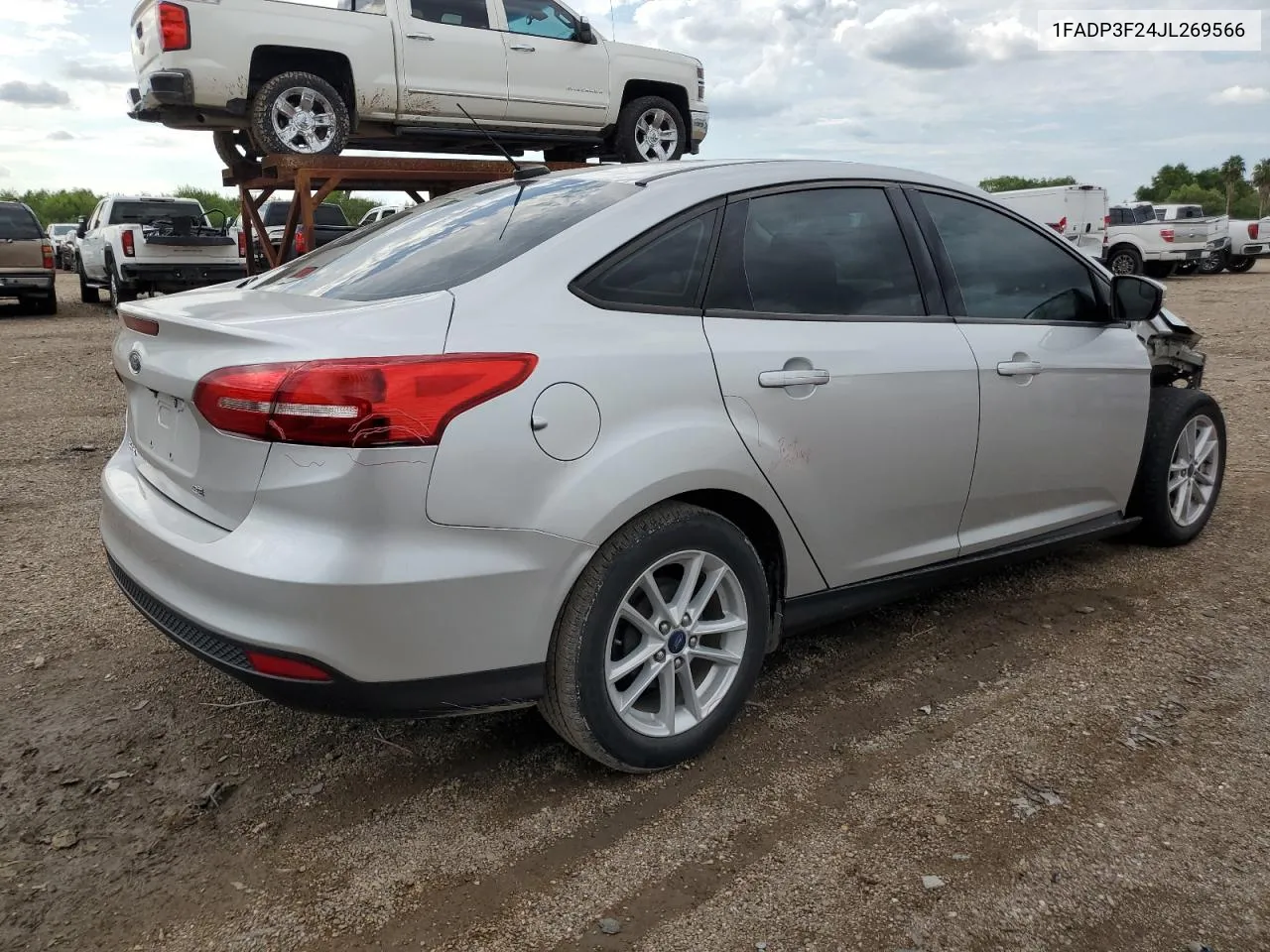 2018 Ford Focus Se VIN: 1FADP3F24JL269566 Lot: 71296894