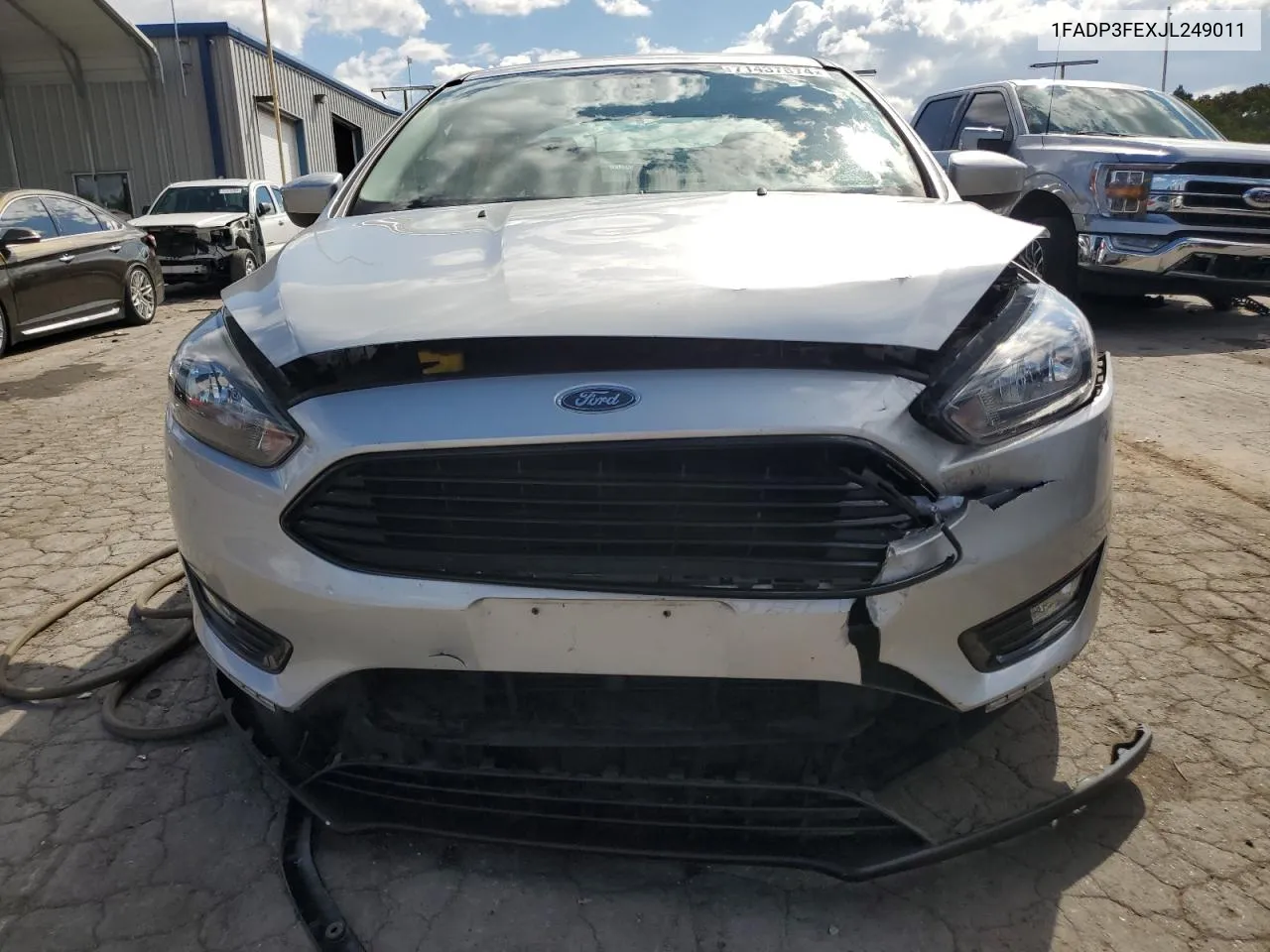 2018 Ford Focus Se VIN: 1FADP3FEXJL249011 Lot: 71437874