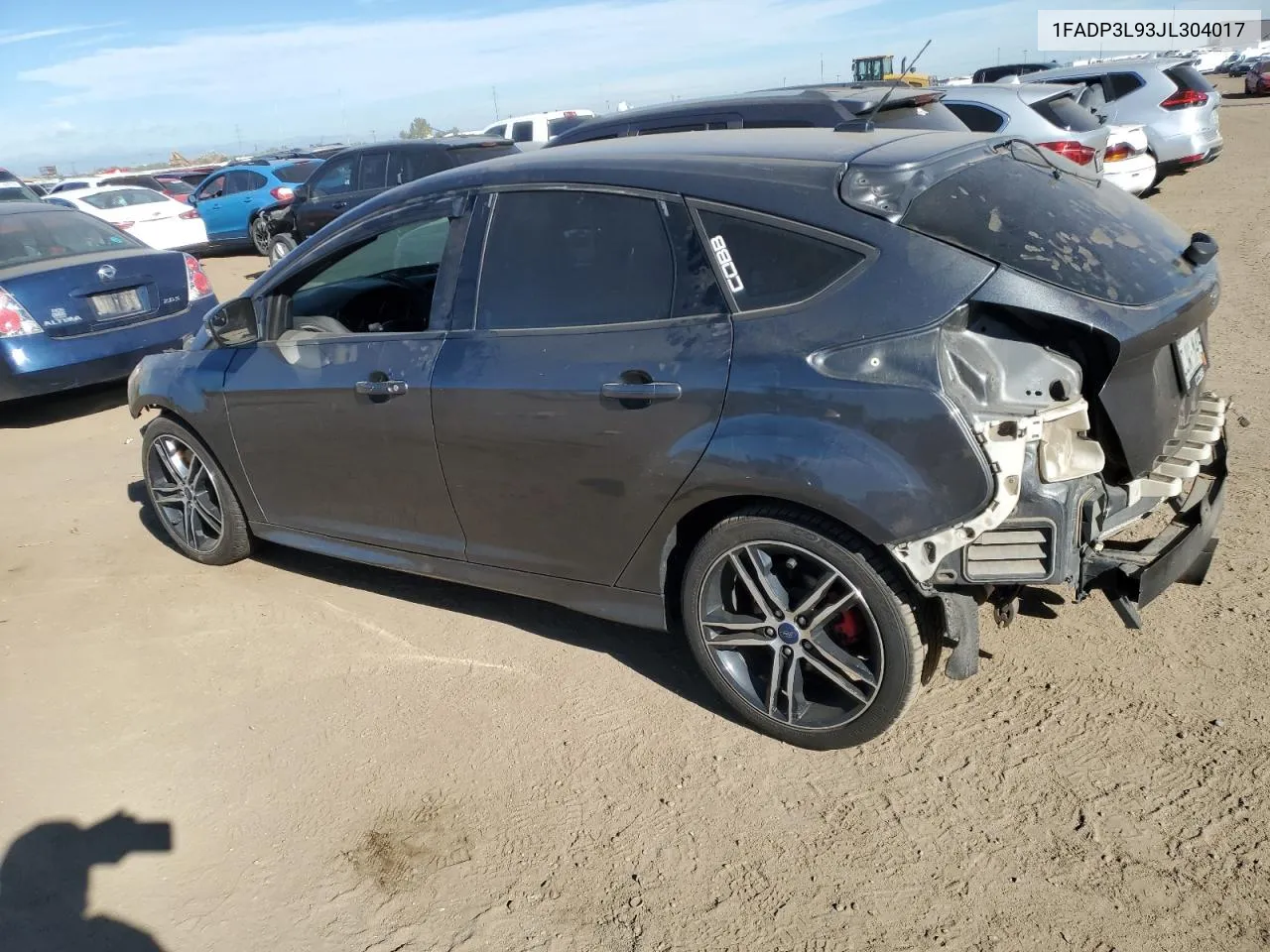 2018 Ford Focus St VIN: 1FADP3L93JL304017 Lot: 71746554