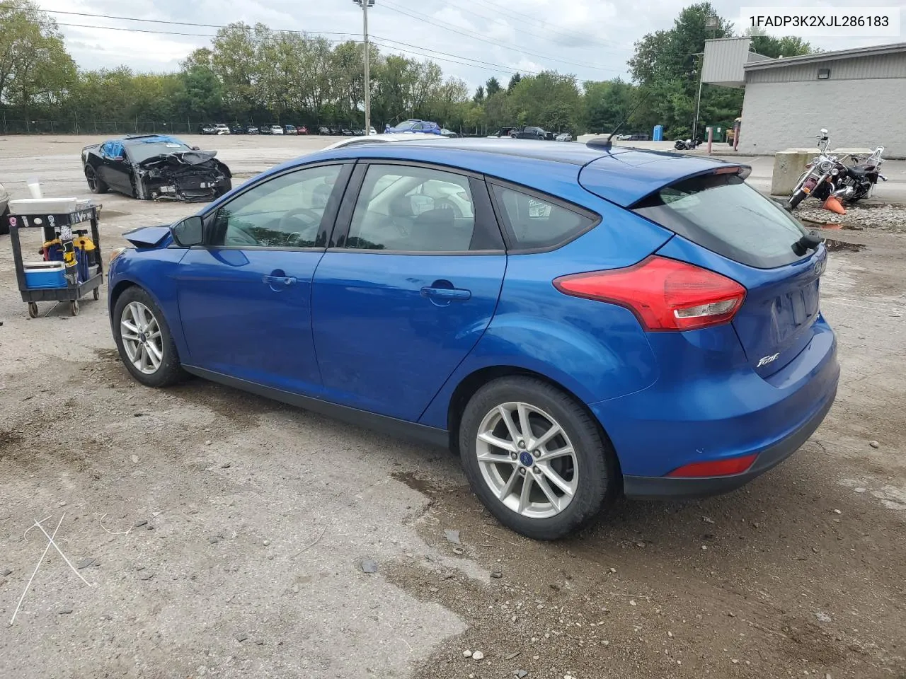 2018 Ford Focus Se VIN: 1FADP3K2XJL286183 Lot: 71767514