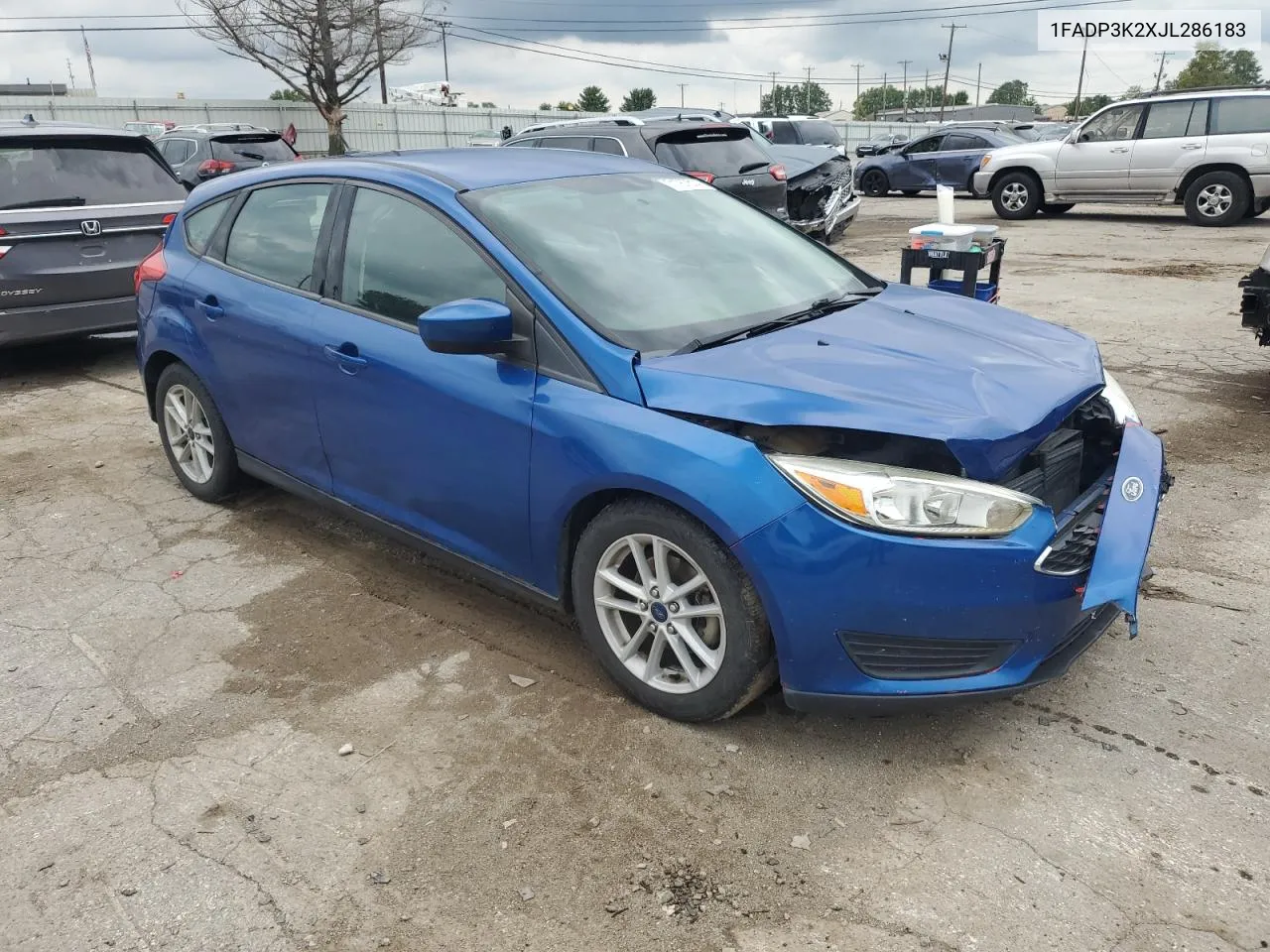 2018 Ford Focus Se VIN: 1FADP3K2XJL286183 Lot: 71767514