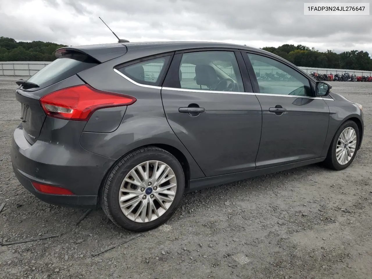 2018 Ford Focus Titanium VIN: 1FADP3N24JL276647 Lot: 71792174