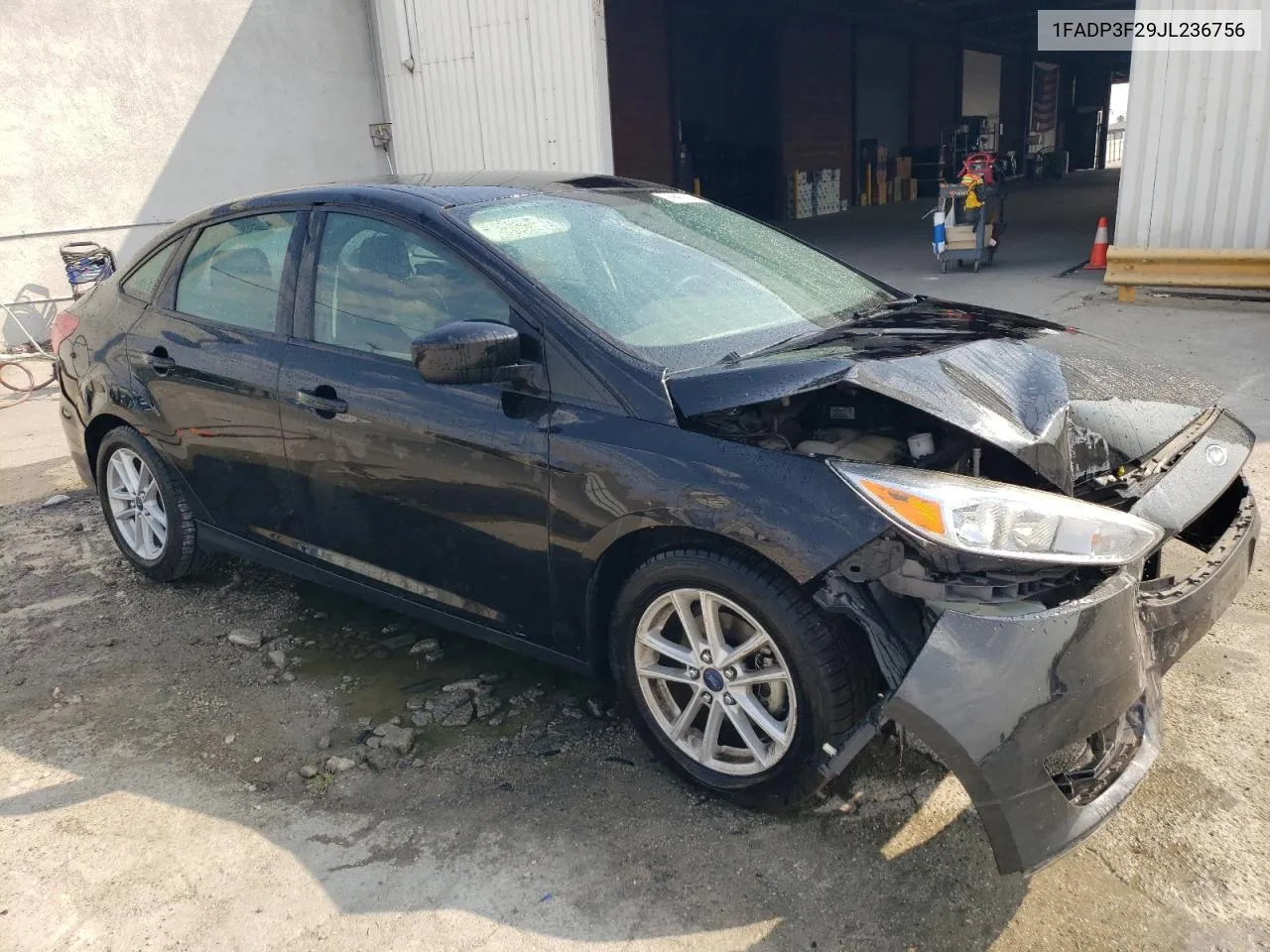 2018 Ford Focus Se VIN: 1FADP3F29JL236756 Lot: 71869004