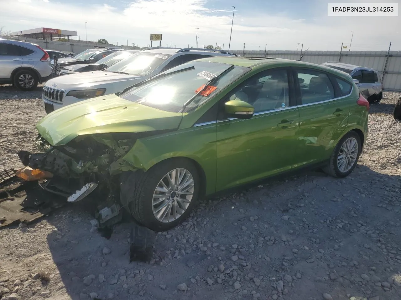 1FADP3N23JL314255 2018 Ford Focus Titanium