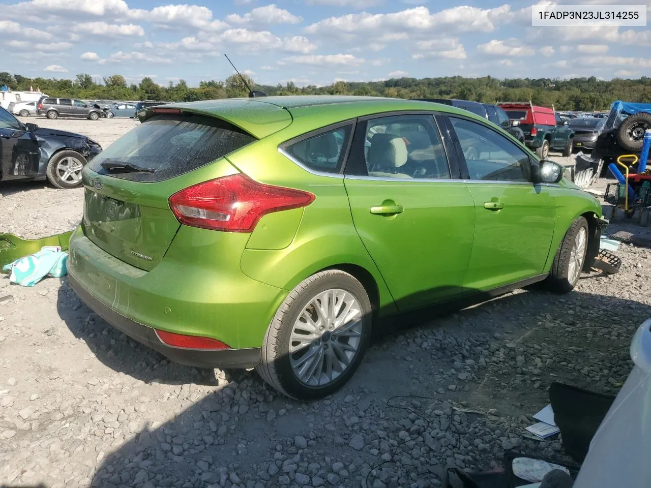 1FADP3N23JL314255 2018 Ford Focus Titanium