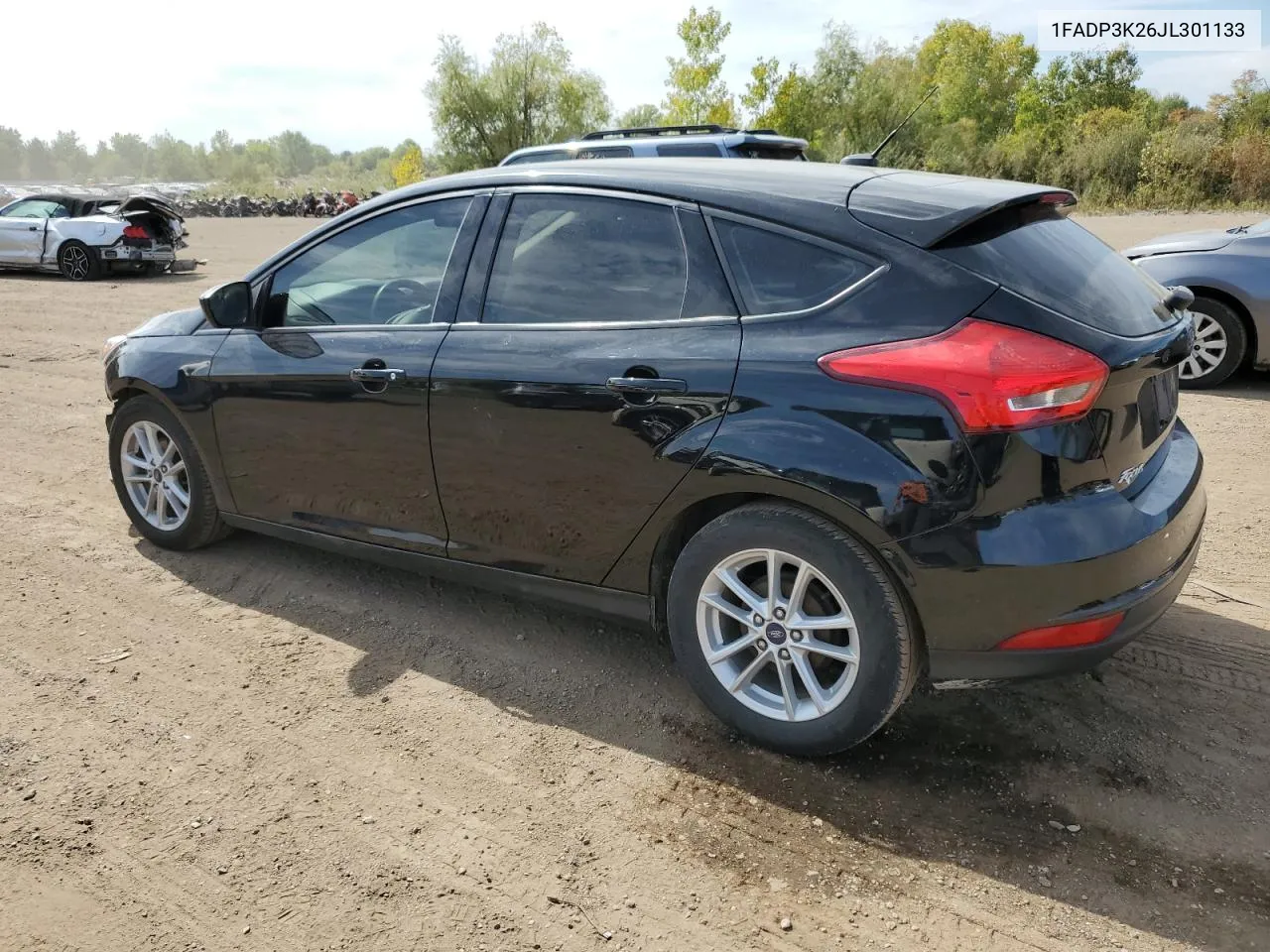 2018 Ford Focus Se VIN: 1FADP3K26JL301133 Lot: 72134994