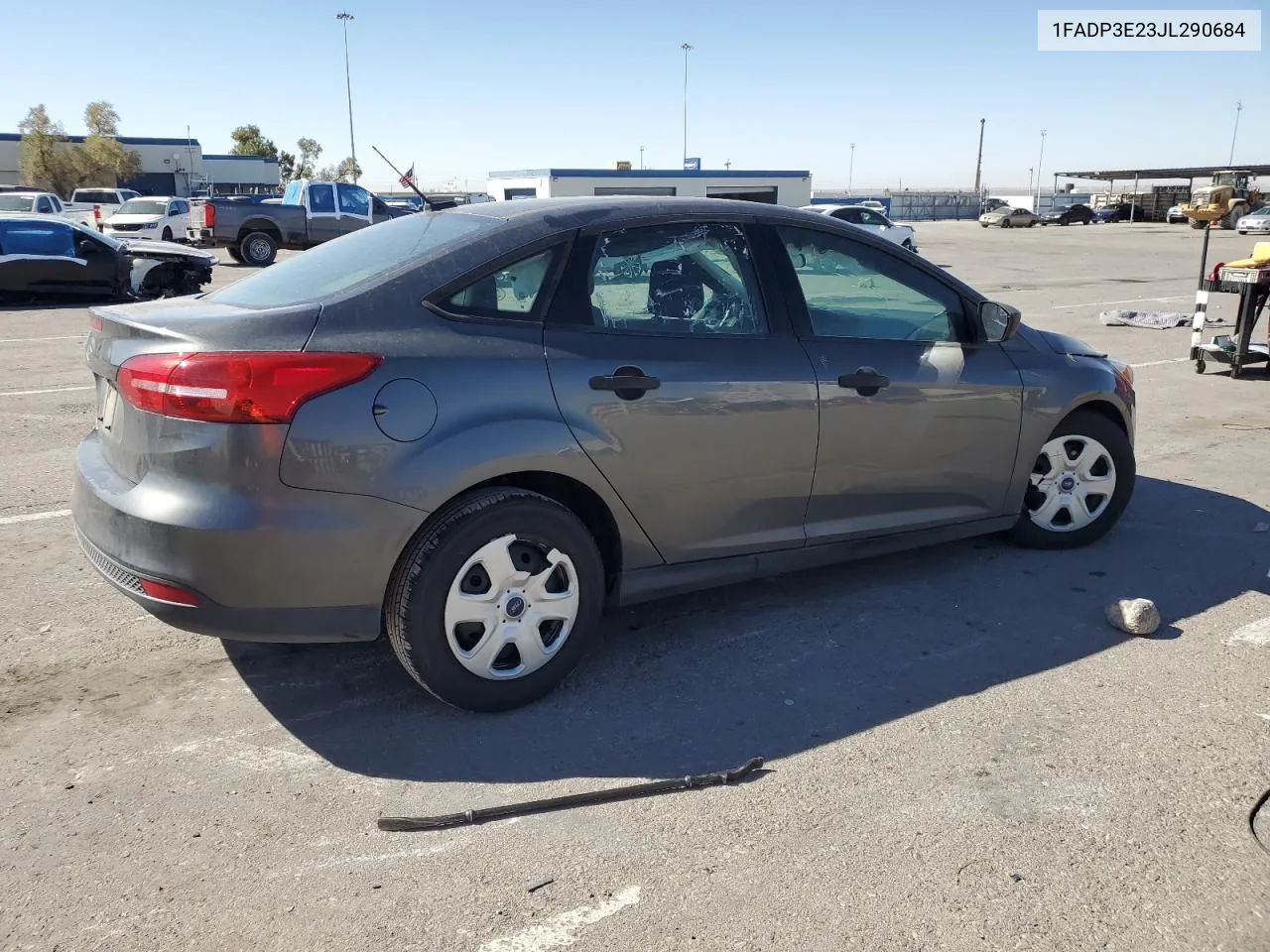 2018 Ford Focus S VIN: 1FADP3E23JL290684 Lot: 72672094