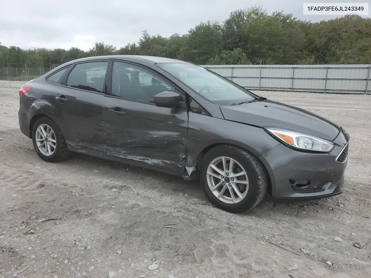 2018 Ford Focus Se VIN: 1FADP3FE6JL243349 Lot: 72748154