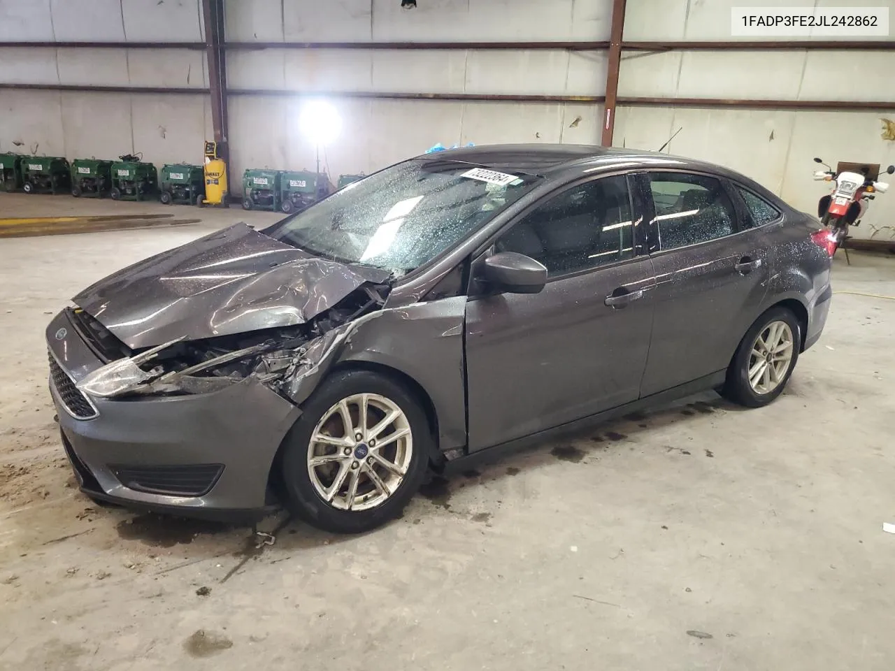 2018 Ford Focus Se VIN: 1FADP3FE2JL242862 Lot: 73222364