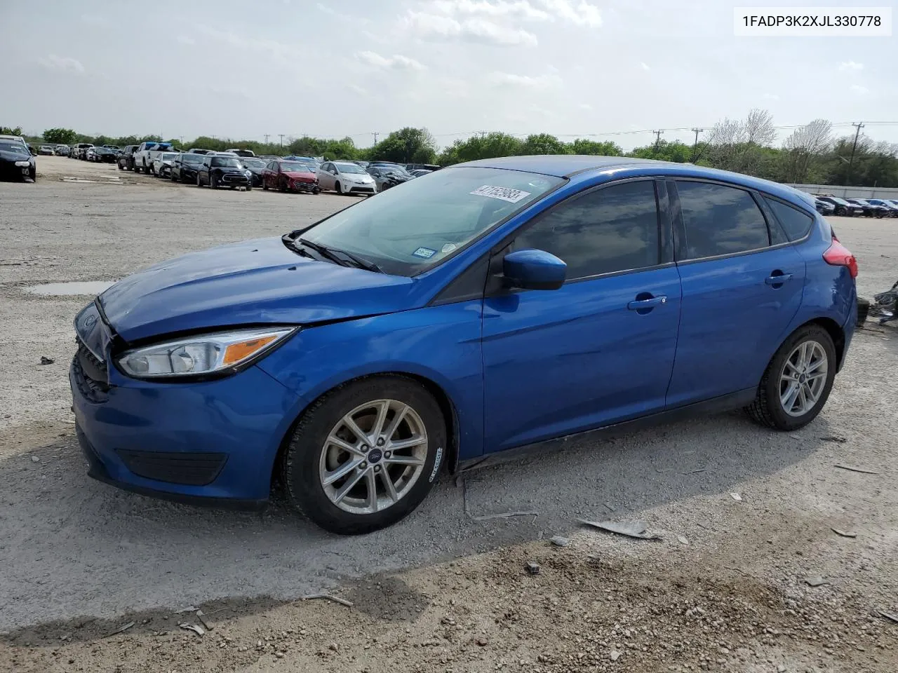 2018 Ford Focus Se VIN: 1FADP3K2XJL330778 Lot: 73410874