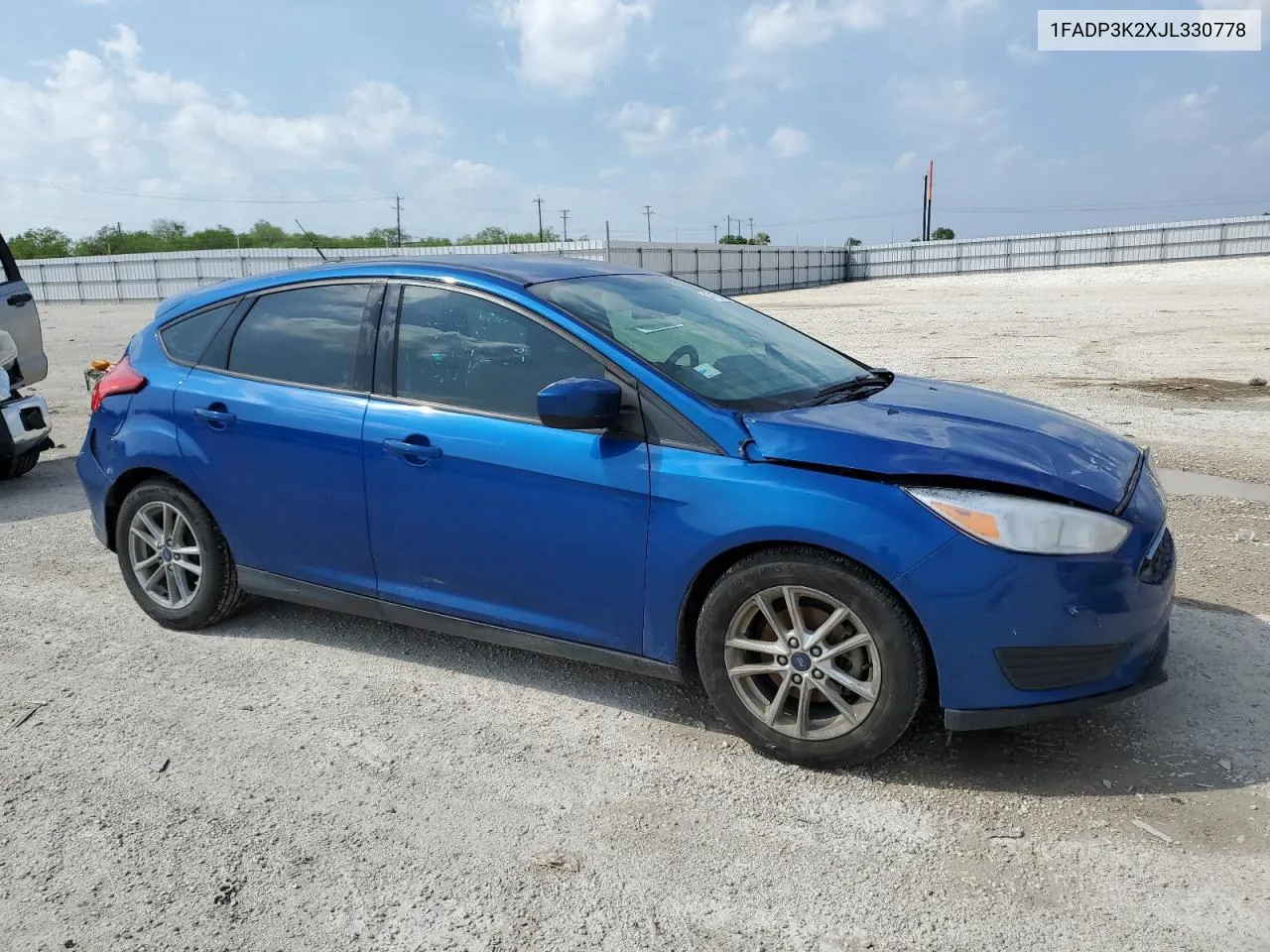 2018 Ford Focus Se VIN: 1FADP3K2XJL330778 Lot: 73410874