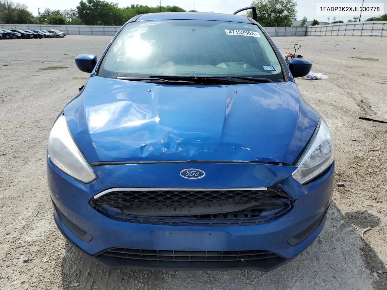 2018 Ford Focus Se VIN: 1FADP3K2XJL330778 Lot: 73410874