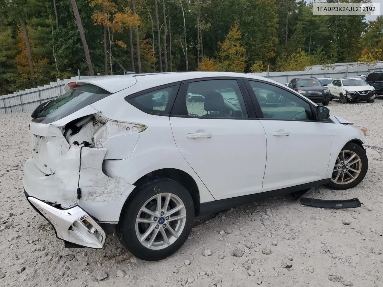 2018 Ford Focus Se VIN: 1FADP3K24JL212192 Lot: 73636554