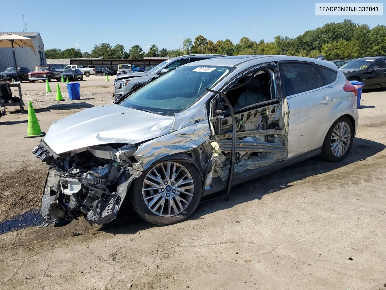 2018 Ford Focus Titanium VIN: 1FADP3N28JL332041 Lot: 73895384