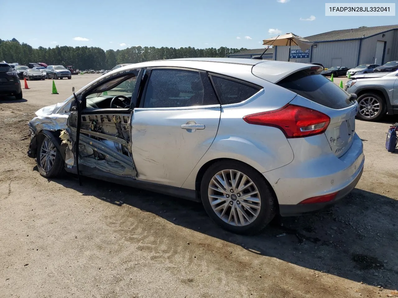 2018 Ford Focus Titanium VIN: 1FADP3N28JL332041 Lot: 73895384