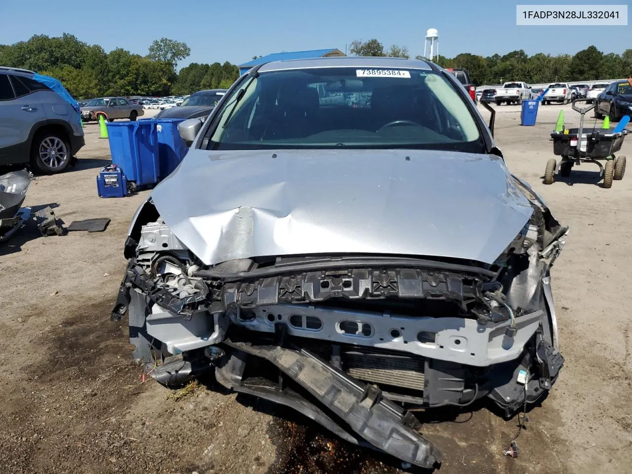 2018 Ford Focus Titanium VIN: 1FADP3N28JL332041 Lot: 73895384