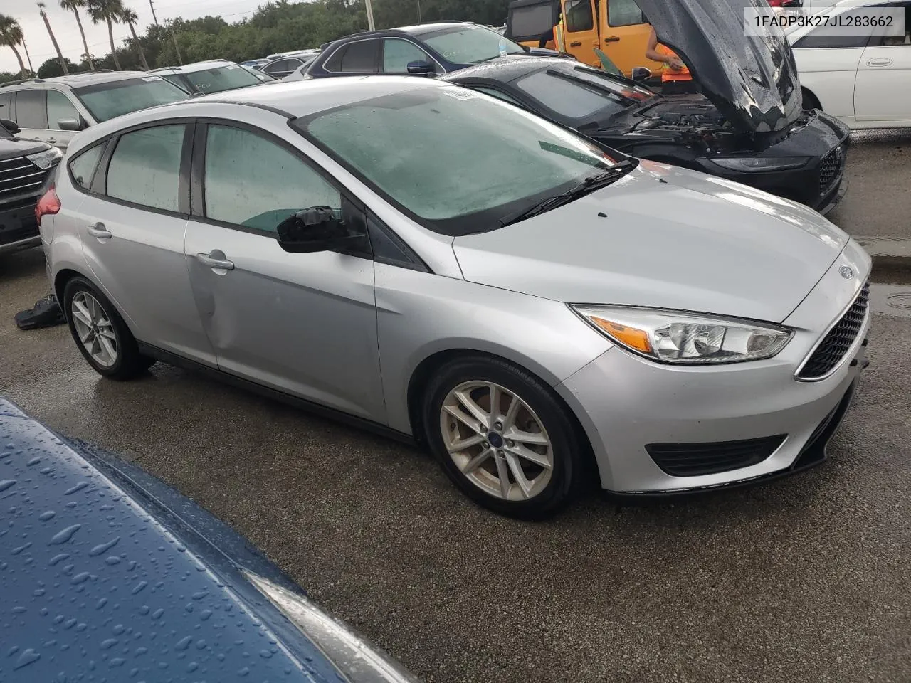 2018 Ford Focus Se VIN: 1FADP3K27JL283662 Lot: 74096814