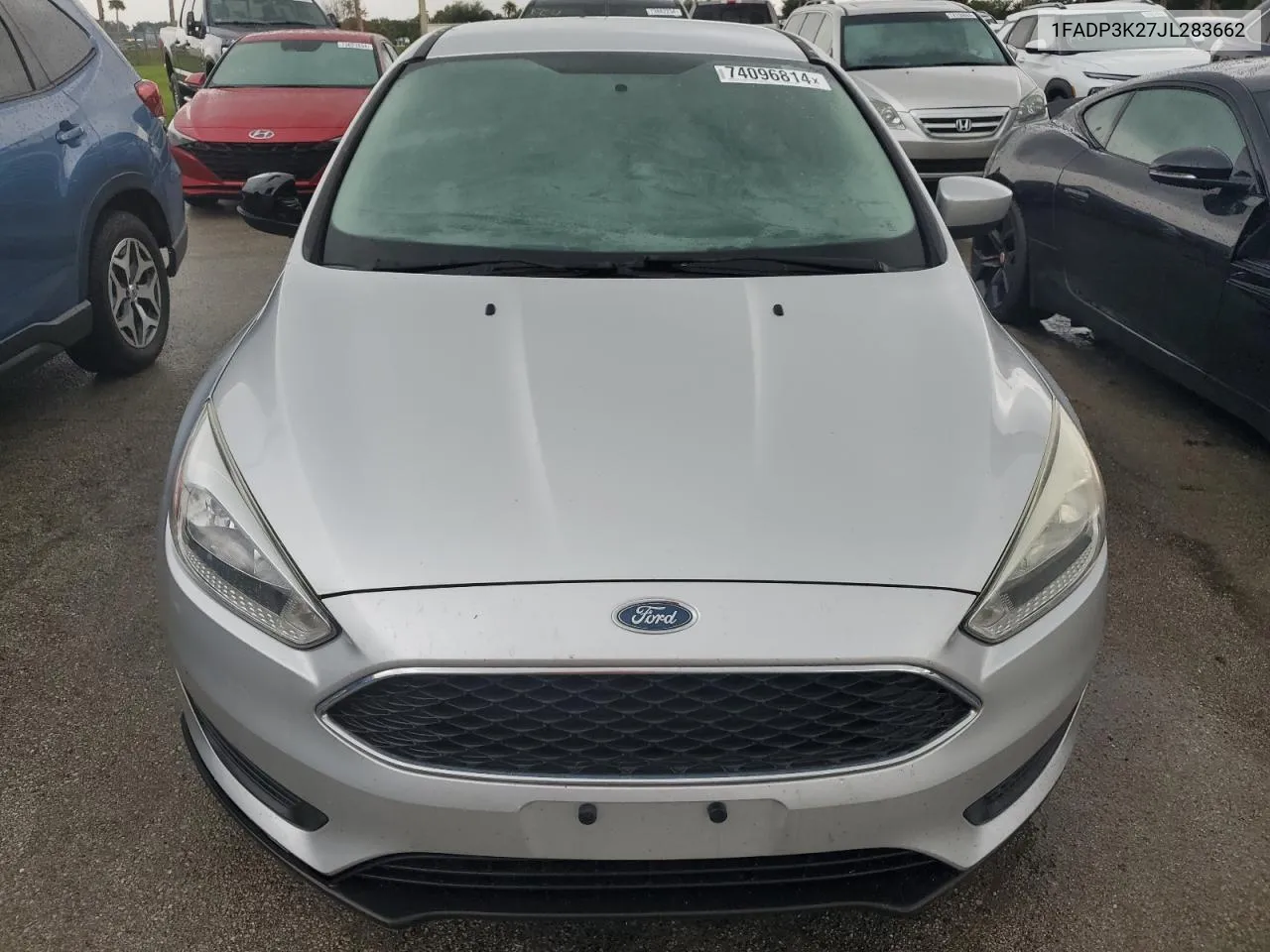 2018 Ford Focus Se VIN: 1FADP3K27JL283662 Lot: 74096814