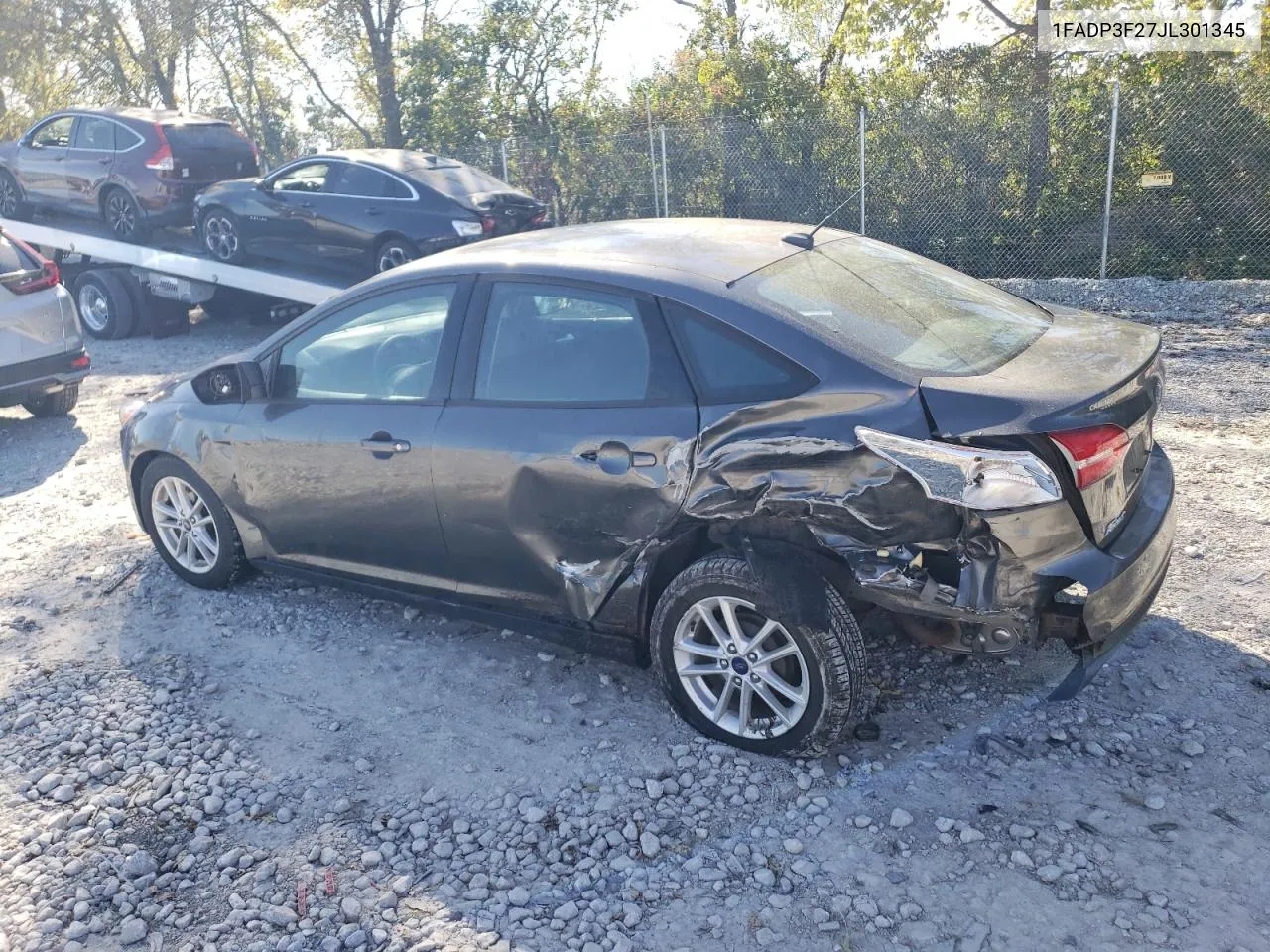 2018 Ford Focus Se VIN: 1FADP3F27JL301345 Lot: 74811664