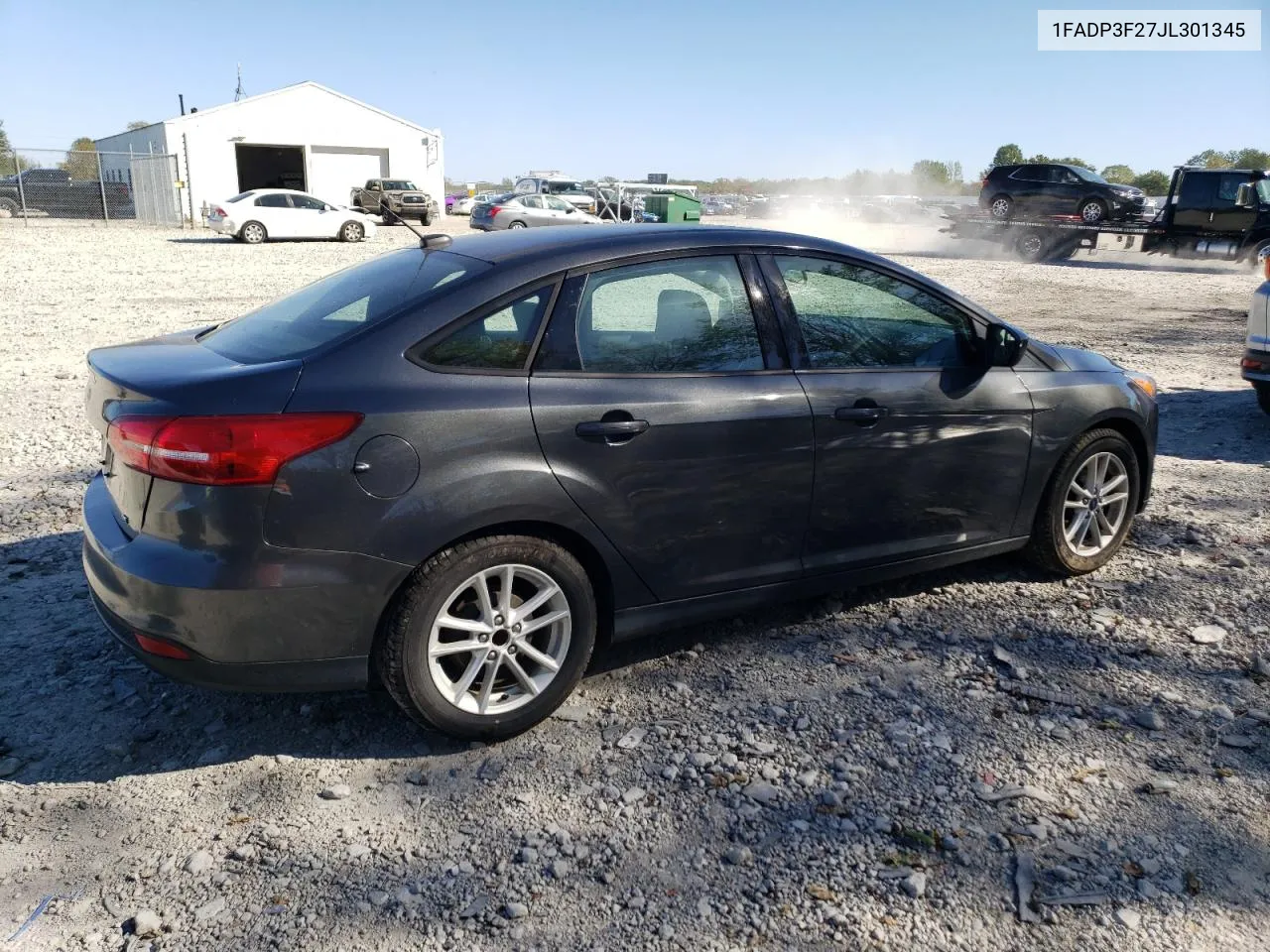 2018 Ford Focus Se VIN: 1FADP3F27JL301345 Lot: 74811664