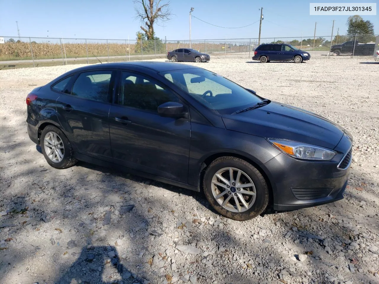 2018 Ford Focus Se VIN: 1FADP3F27JL301345 Lot: 74811664