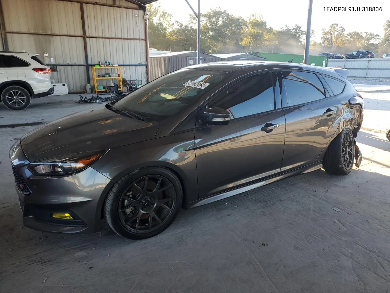 2018 Ford Focus St VIN: 1FADP3L91JL318806 Lot: 75863454