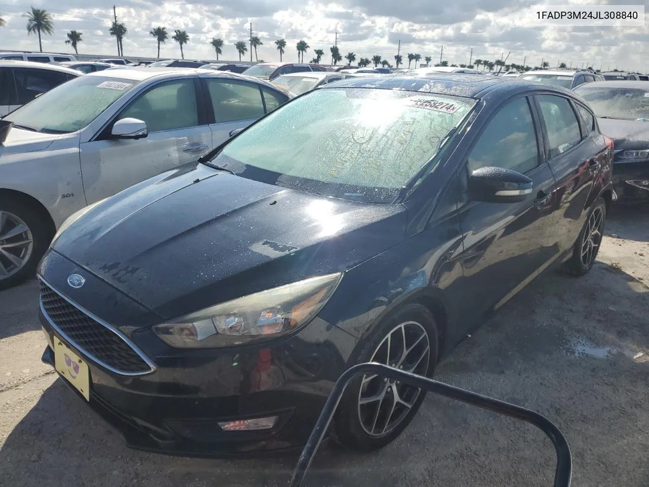 1FADP3M24JL308840 2018 Ford Focus Sel