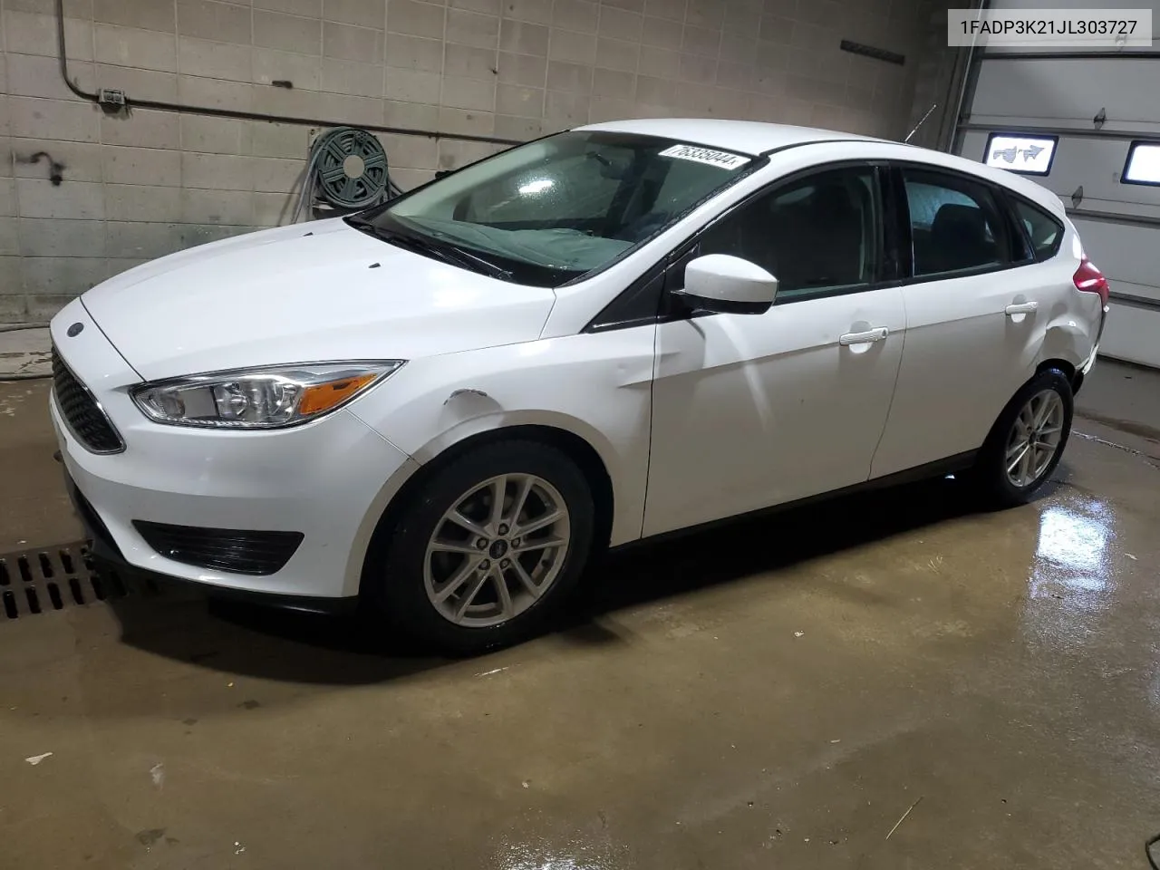 2018 Ford Focus Se VIN: 1FADP3K21JL303727 Lot: 76335044