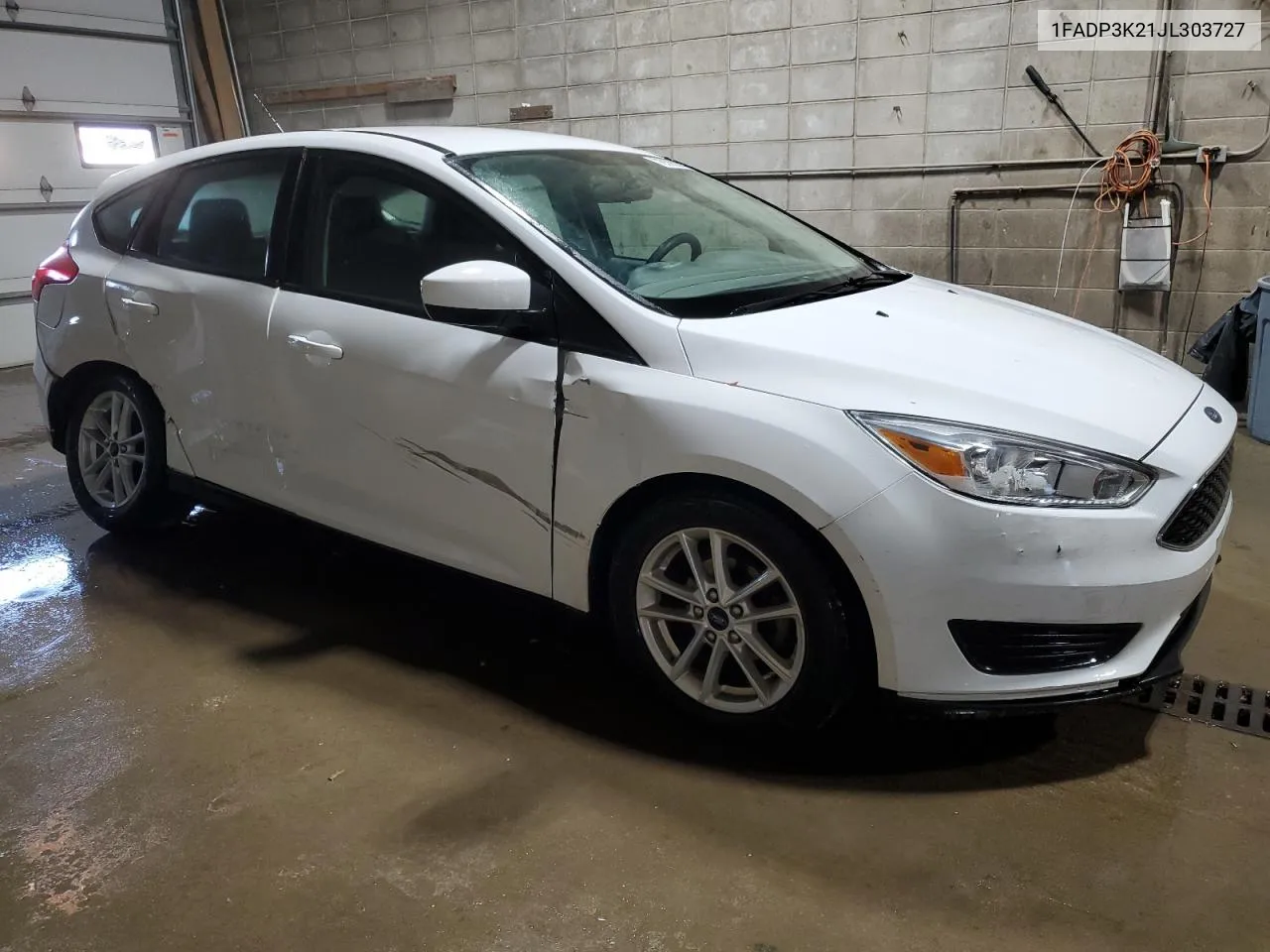 2018 Ford Focus Se VIN: 1FADP3K21JL303727 Lot: 76335044