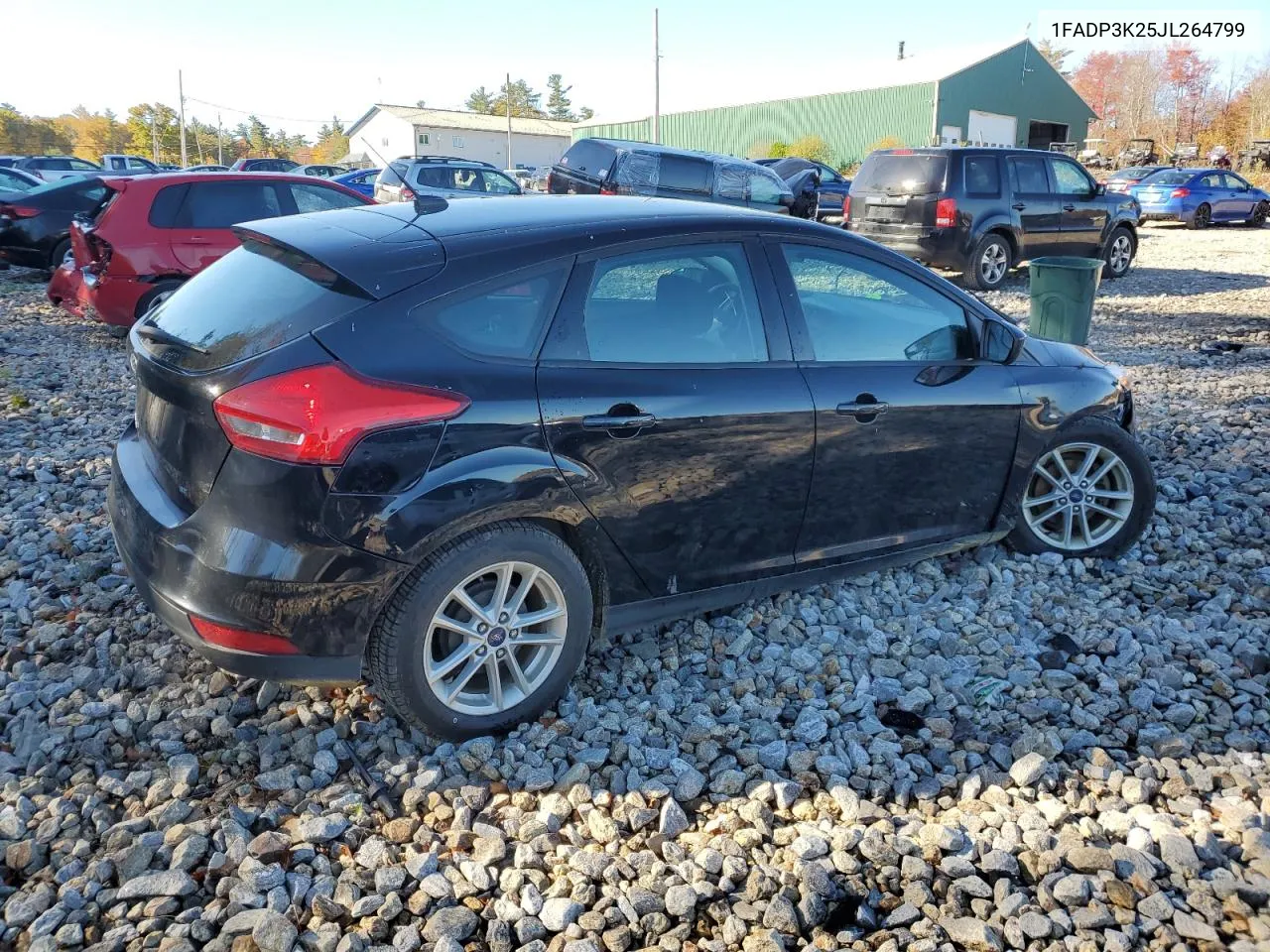 2018 Ford Focus Se VIN: 1FADP3K25JL264799 Lot: 76393884