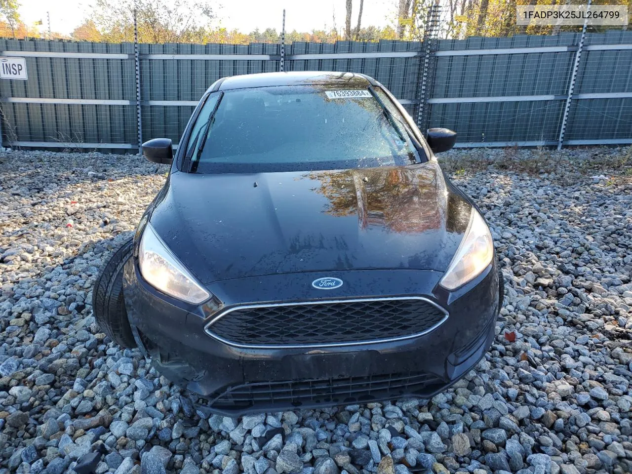 2018 Ford Focus Se VIN: 1FADP3K25JL264799 Lot: 76393884