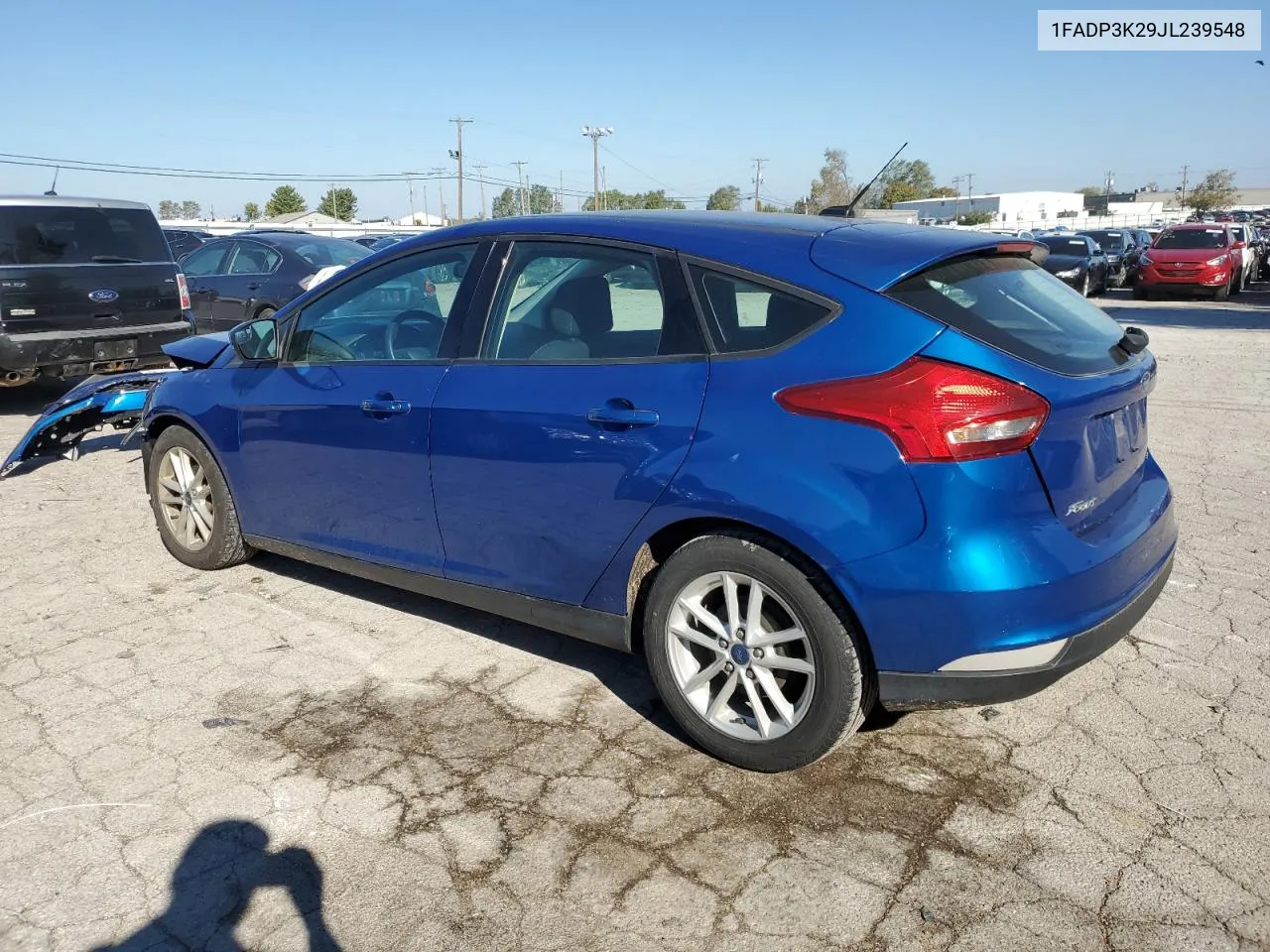 2018 Ford Focus Se VIN: 1FADP3K29JL239548 Lot: 76547674