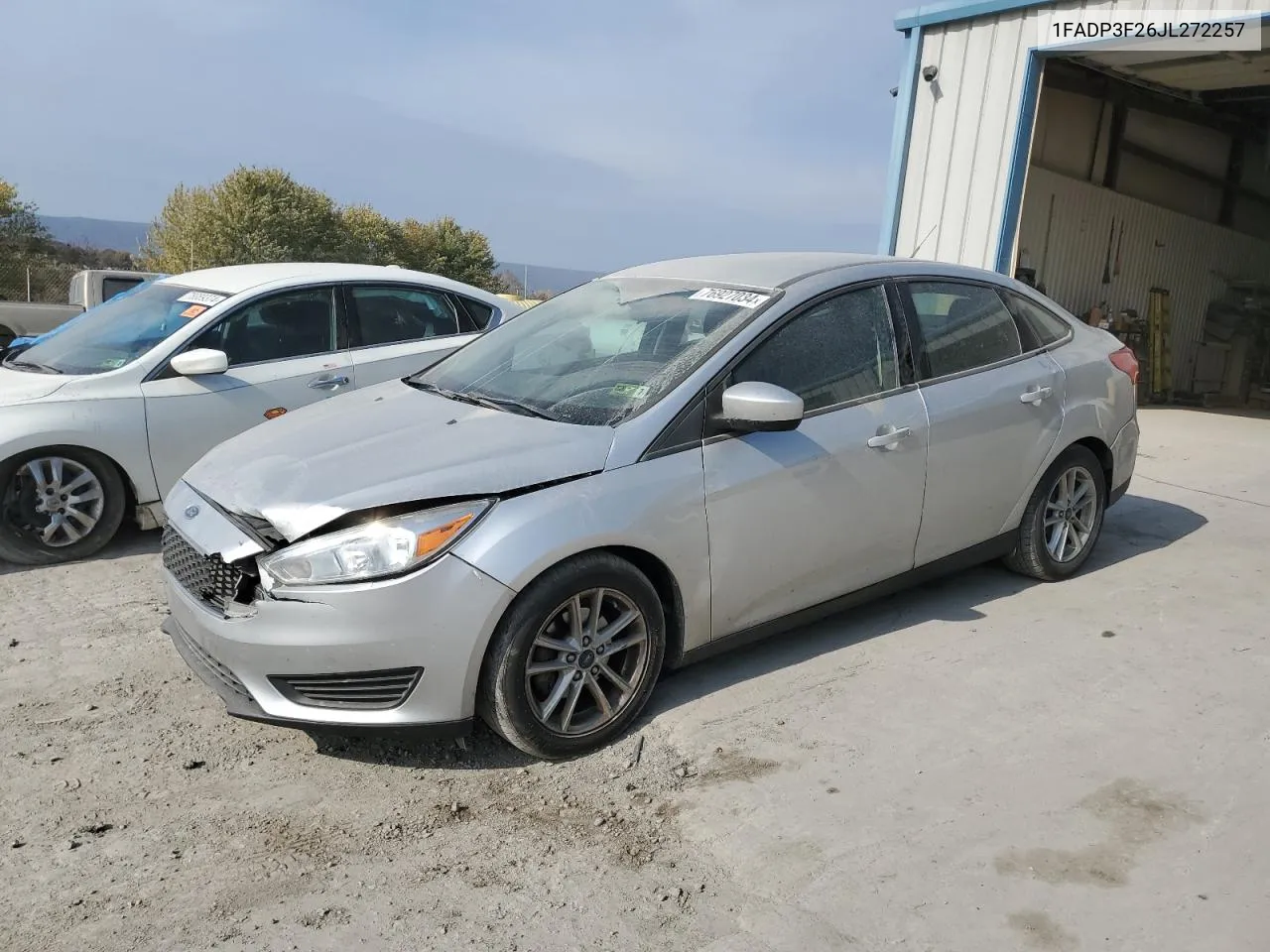 2018 Ford Focus Se VIN: 1FADP3F26JL272257 Lot: 76927034