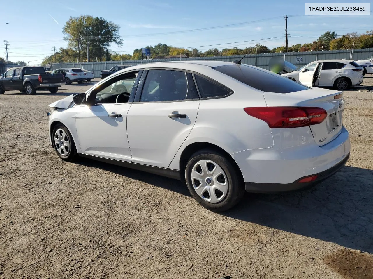 2018 Ford Focus S VIN: 1FADP3E20JL238459 Lot: 77126684