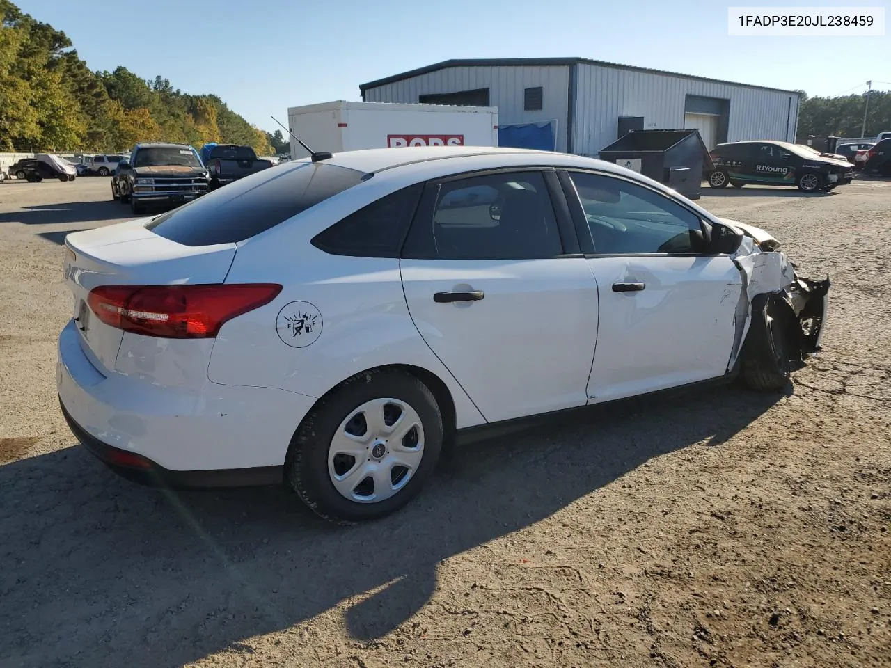 2018 Ford Focus S VIN: 1FADP3E20JL238459 Lot: 77126684