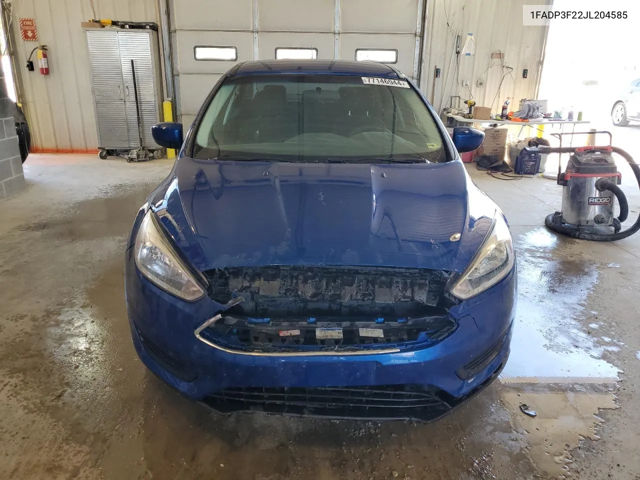 2018 Ford Focus Se VIN: 1FADP3F22JL204585 Lot: 77146944