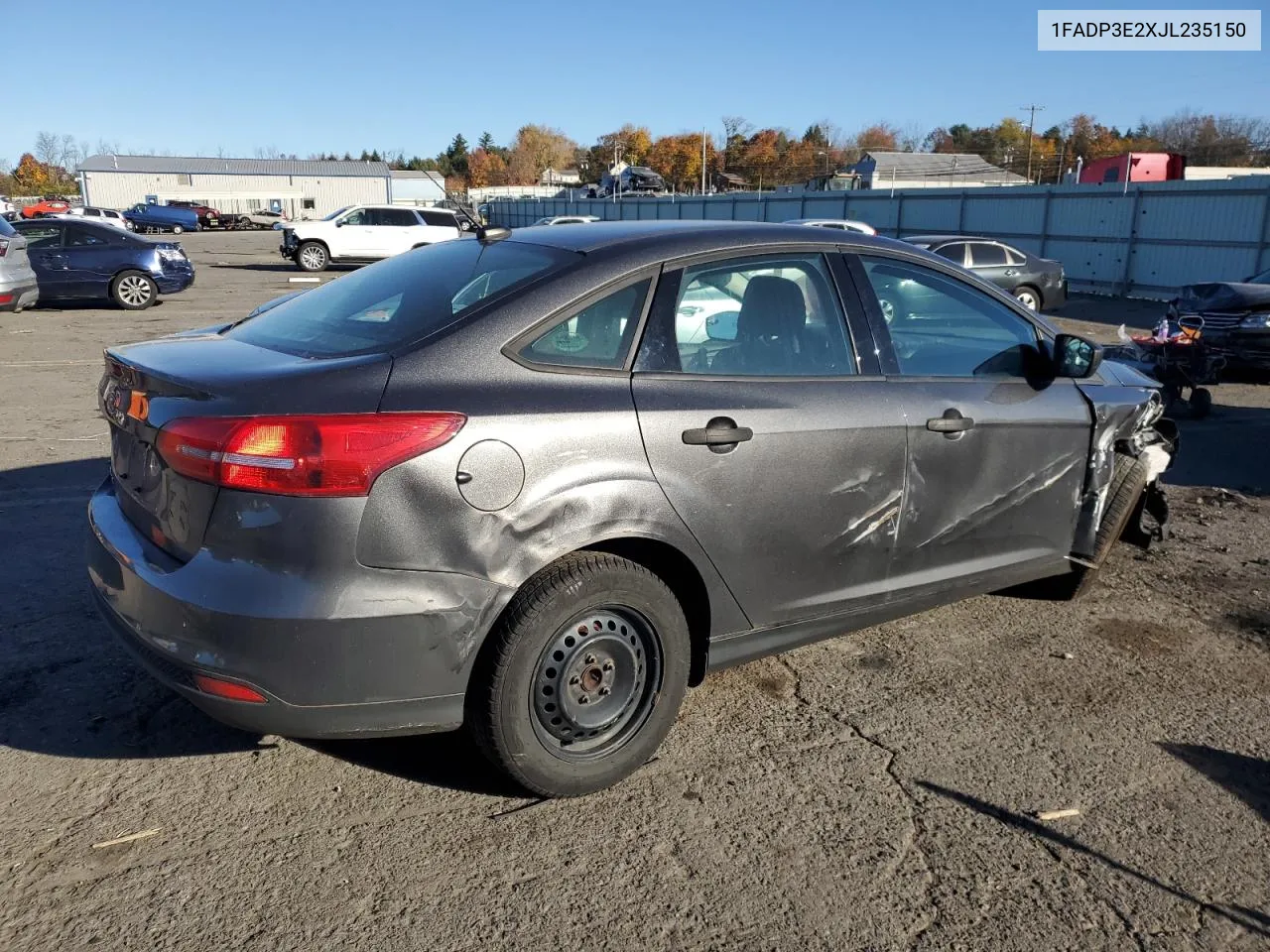 2018 Ford Focus S VIN: 1FADP3E2XJL235150 Lot: 77172804