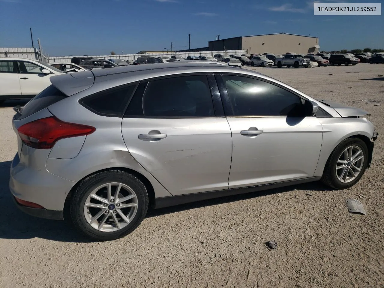 2018 Ford Focus Se VIN: 1FADP3K21JL259552 Lot: 77178534