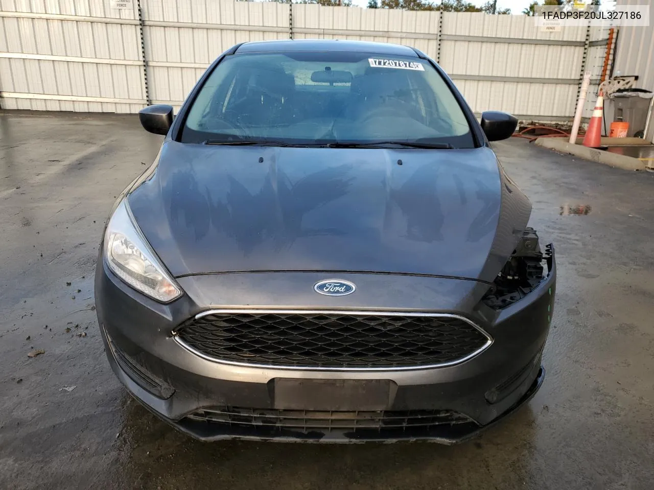 2018 Ford Focus Se VIN: 1FADP3F20JL327186 Lot: 77207874