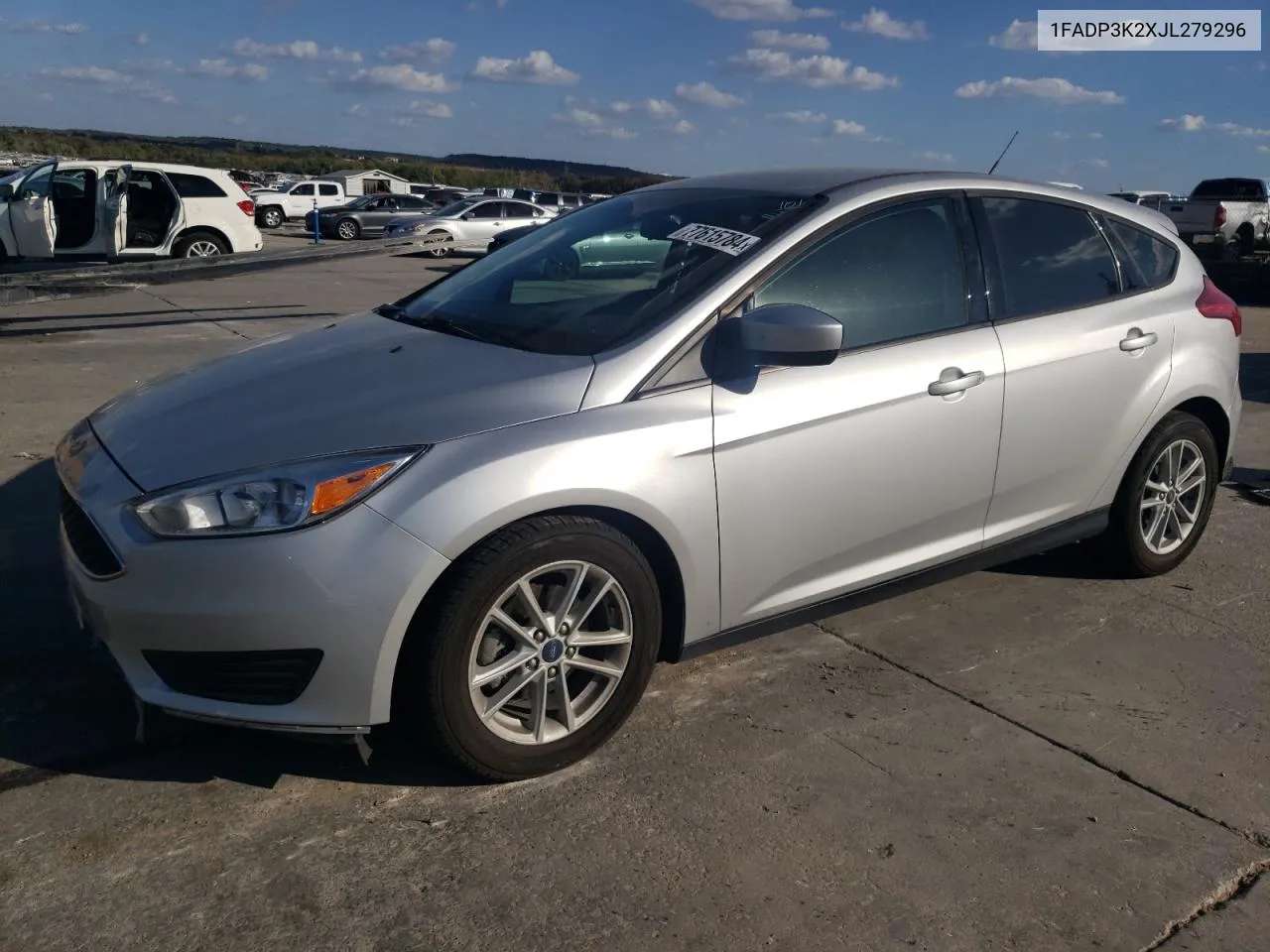 2018 Ford Focus Se VIN: 1FADP3K2XJL279296 Lot: 77615784