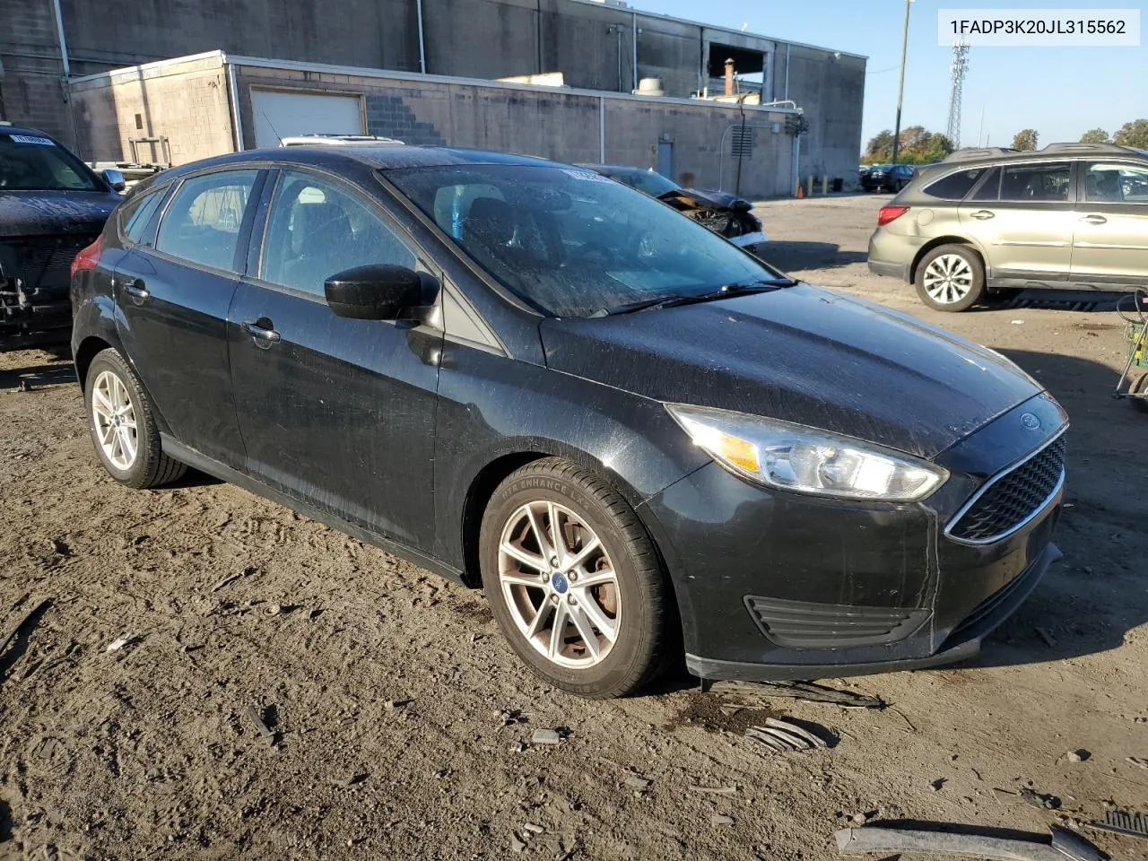 2018 Ford Focus Se VIN: 1FADP3K20JL315562 Lot: 77825614