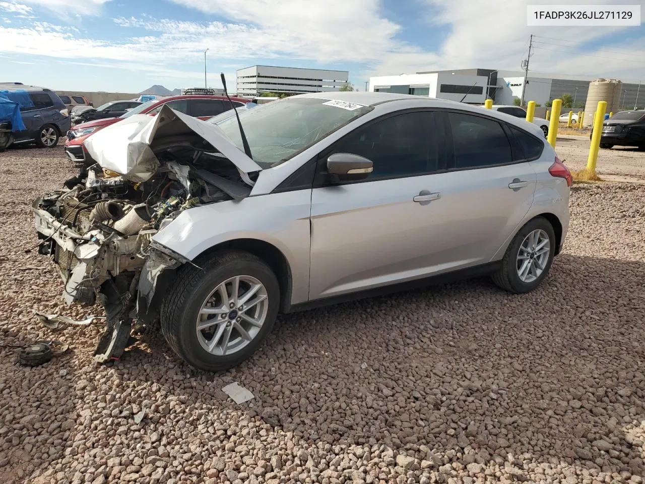 2018 Ford Focus Se VIN: 1FADP3K26JL271129 Lot: 77971764