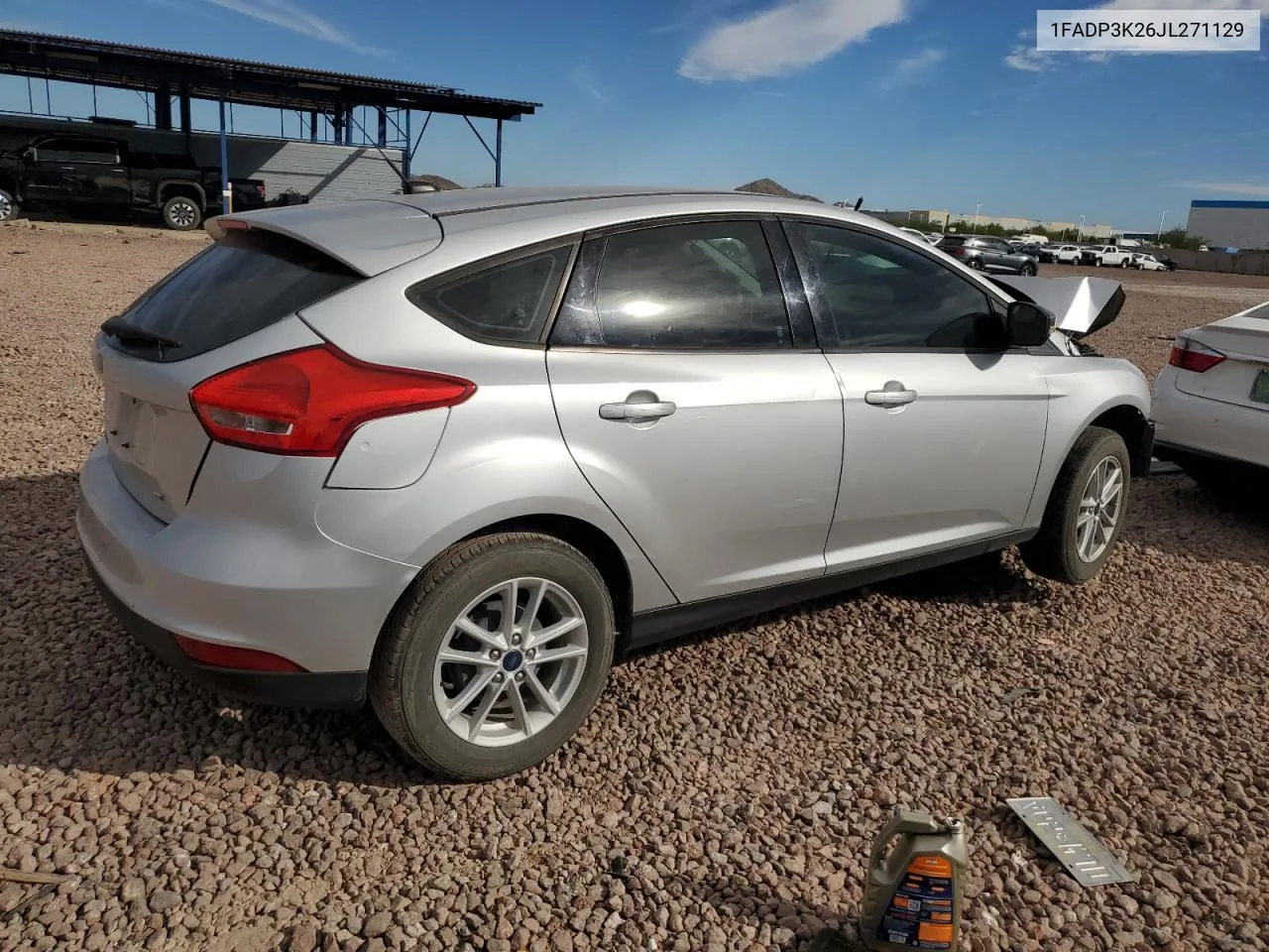 2018 Ford Focus Se VIN: 1FADP3K26JL271129 Lot: 77971764