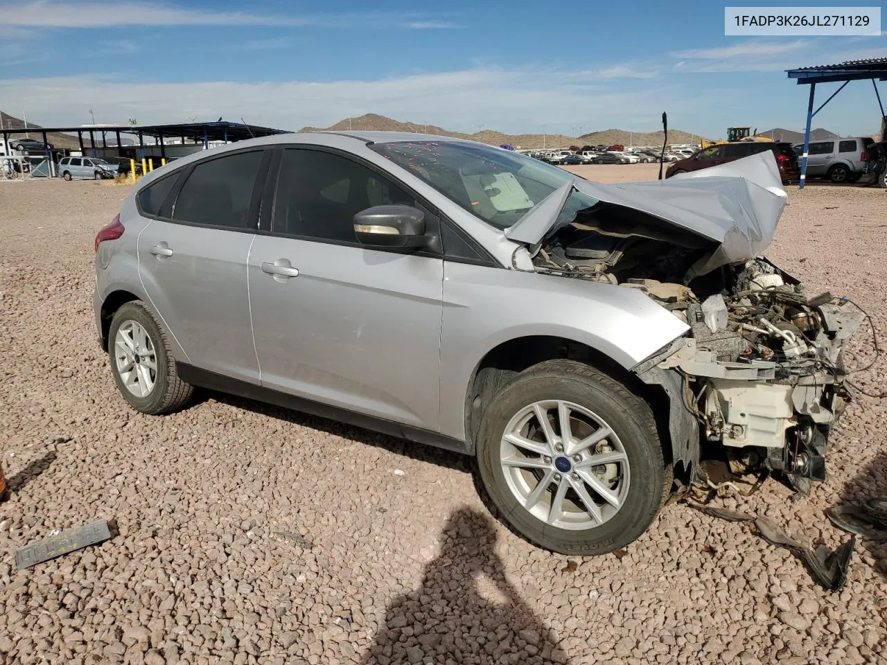 2018 Ford Focus Se VIN: 1FADP3K26JL271129 Lot: 77971764