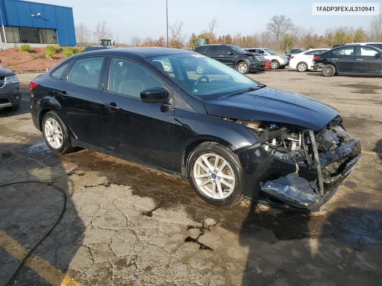 2018 Ford Focus Se VIN: 1FADP3FEXJL310941 Lot: 78222424