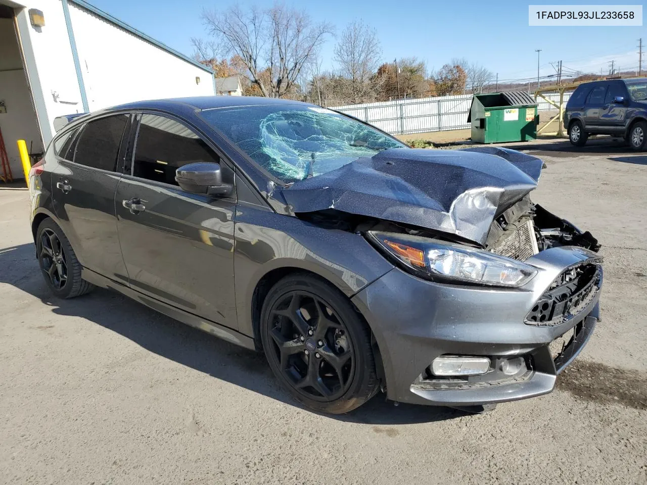 2018 Ford Focus St VIN: 1FADP3L93JL233658 Lot: 78301814