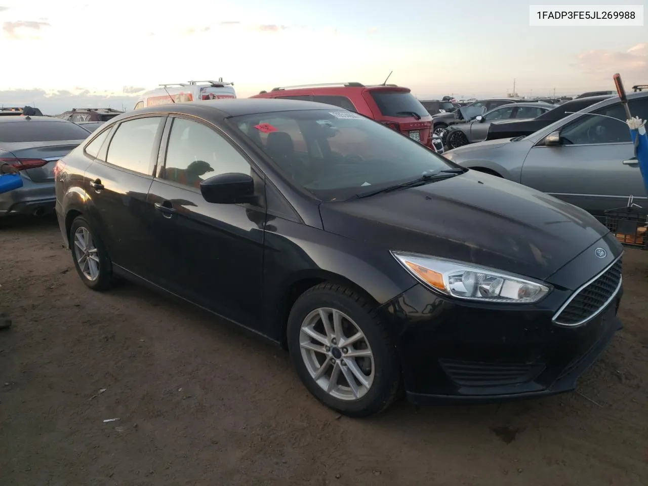 2018 Ford Focus Se VIN: 1FADP3FE5JL269988 Lot: 78514664